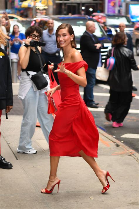 hailey bieber heels.